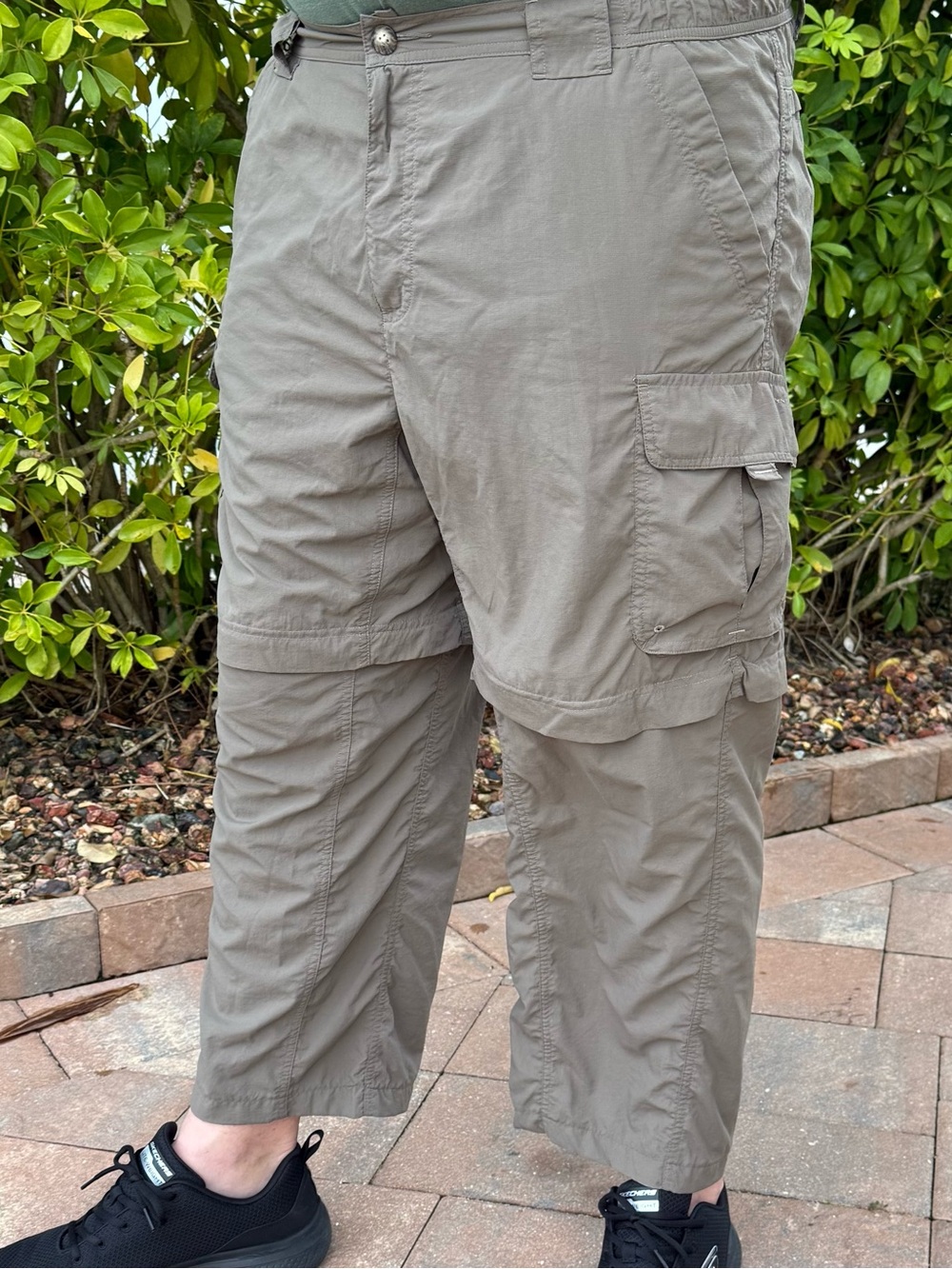 Columbia Titanium Mens XL 32 Convertible Hiking Cargo Pants Zip Off TM8290